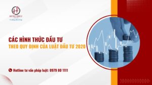 Các hình thức đầu tư theo quy định của Luật Đầu tư 2020
