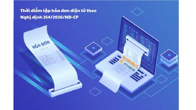 Thời điểm Lập Hóa đơn điện Tử Theo Nghị định 2542026nĐ Cp