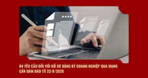 04 Yêu Cầu đối Với Hồ Sơ đăng Ký Doanh Nghiệp Qua Mạng Cần đảm Bảo Từ 2382026